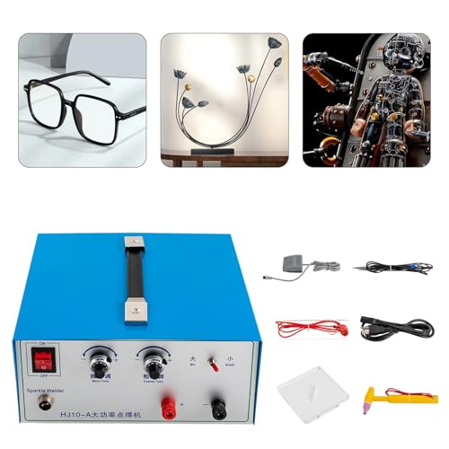 Jewelry Spot Welder, 500W Adjustable Pulse Welding Machine with Foot Pedal B1280