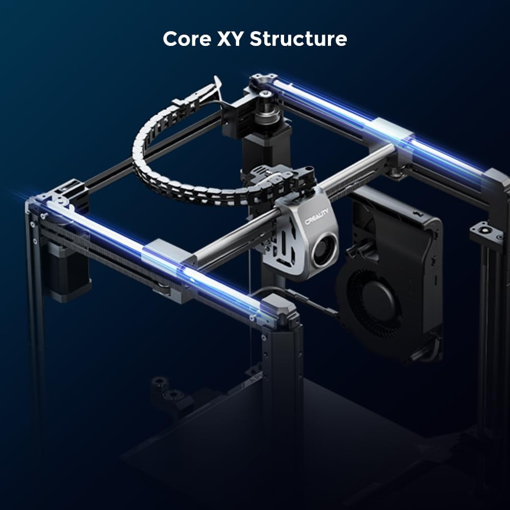 Comgrow Creality K1 3D Printer with Hyper PLA Filament Black Z230888