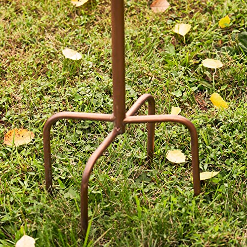 Large Copper Multi-Birdhouse Stakes for 4 Bird Families A740