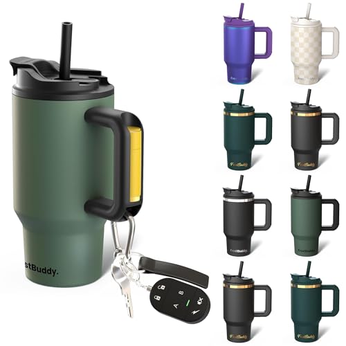 Frost Buddy Thicc Buddy 40 oz Stainless Steel Tumbler with Lid and Straw Q581