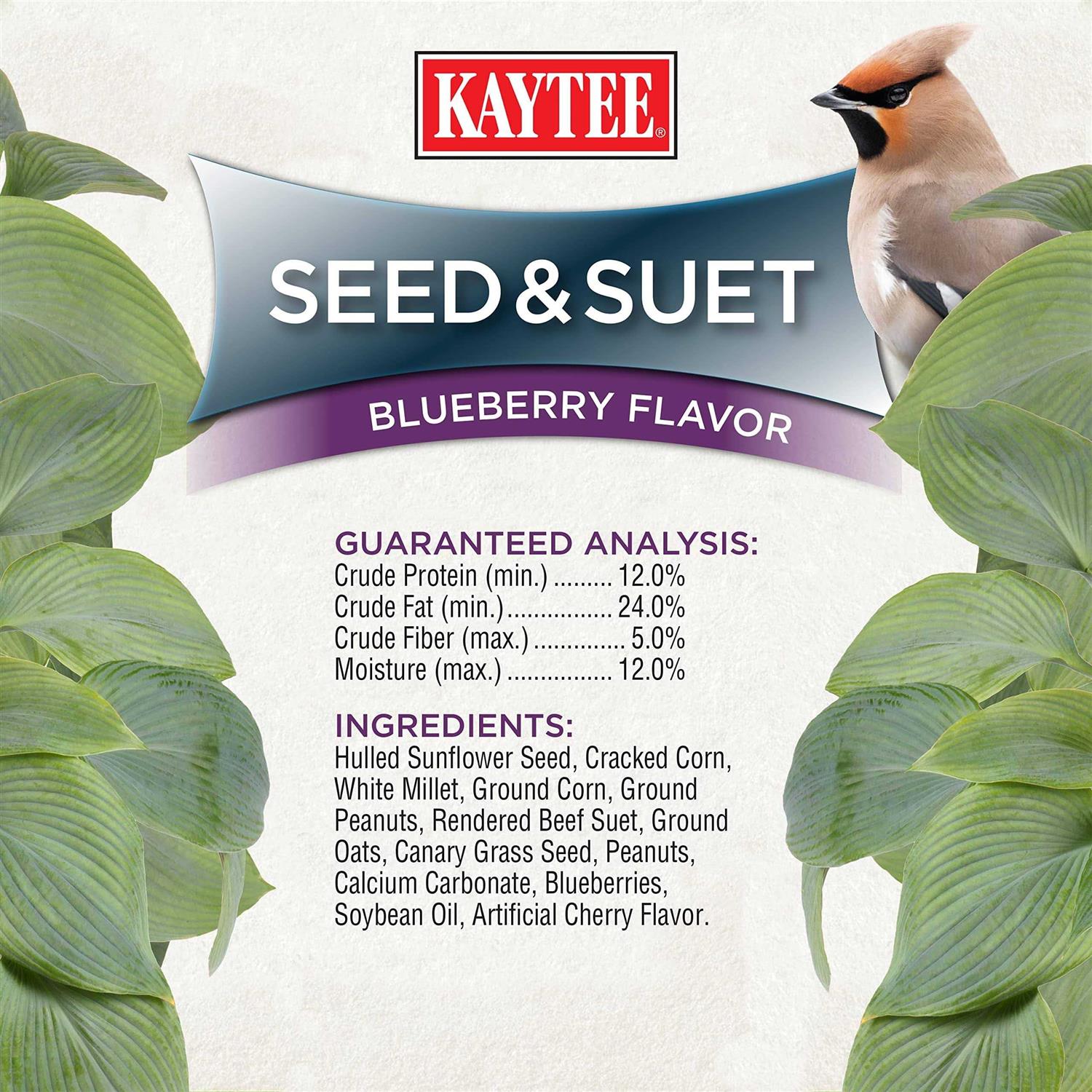 Kaytee Seed & Suet No Mess Bird Food W73579