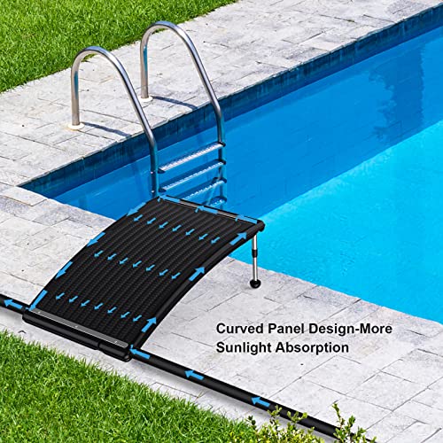 Curve Solar Pool Heater for Above-Ground and Inground Pools W544228