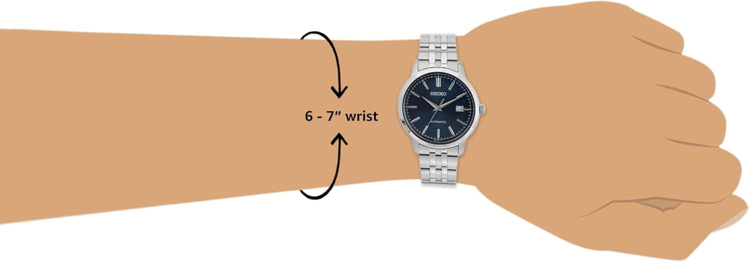 Seiko Men Analog Automatic Watch Stainless Steel Strap SRPH87K1 Blue D332247