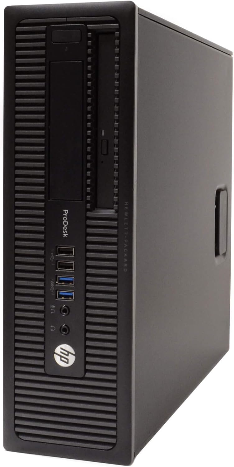 HP ProDesk 600G1 Desktop PC, Intel Core i5, 4GB RAM, 500GB HDD, 24in Monitor, Renewed R762