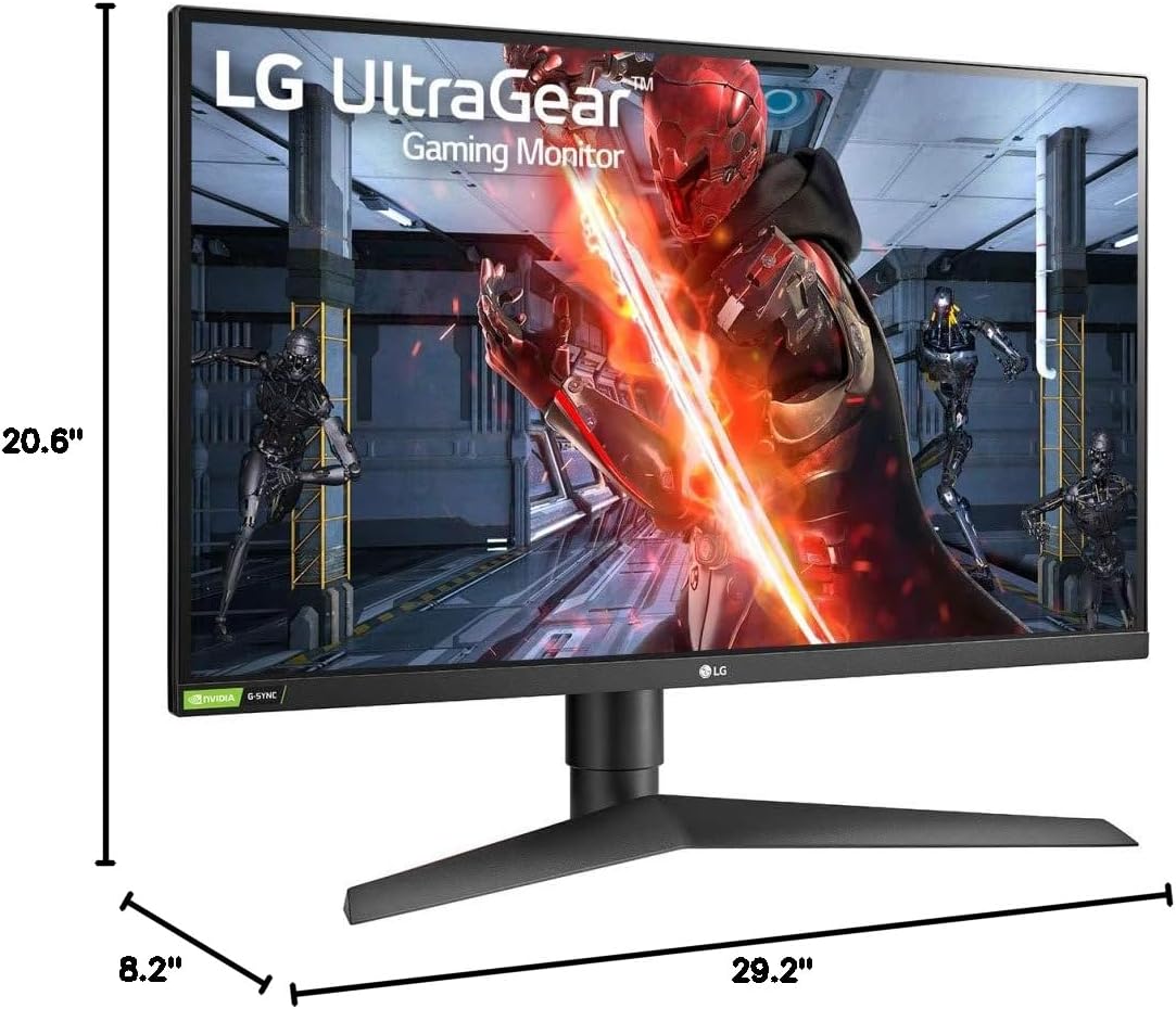 LG 27GN75B-B Ultragear 27" FHD IPS 240Hz Gaming Monitor S4825