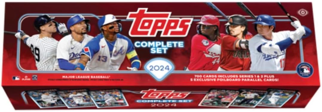 2024 Topps Baseball Sealed Hobby Factory Set (700 Cards + 5 Card Foilboard Parallel Pack)