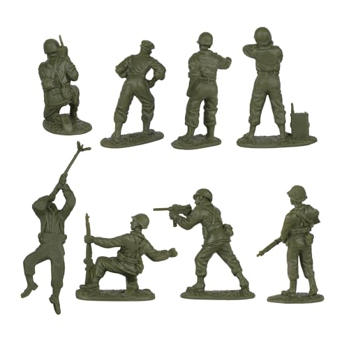 BMC CTS WW2 US Infantry Plastic Army Men 33pc OD Green 1:32 C3531