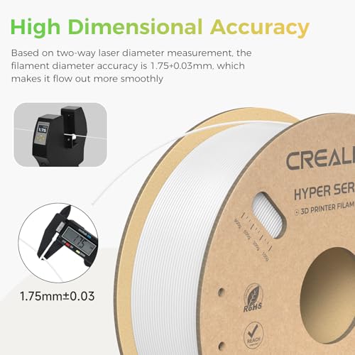 Creality PLA Plus Filament 1.75mm Rainbow Multicolor 1KG Spool O376011