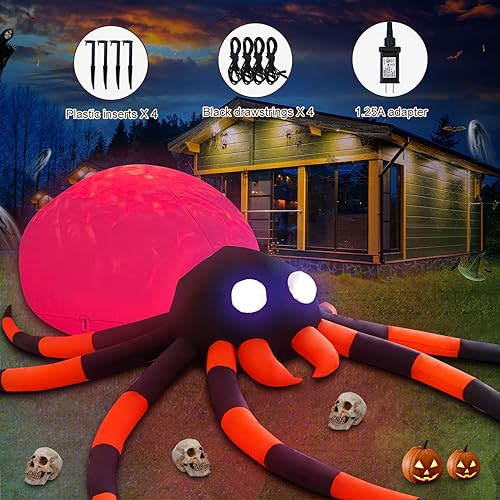 12ft Blue Zombie Halloween Inflatable with LED Lights J61276