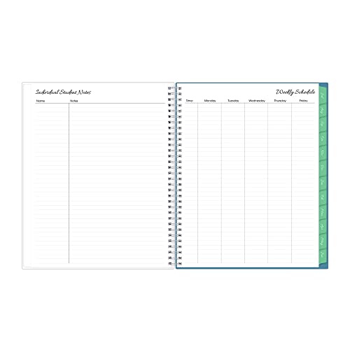 Blue Sky Teacher Weekly & Monthly Lesson Planner, 8.5" x 11", Wirebound K28618