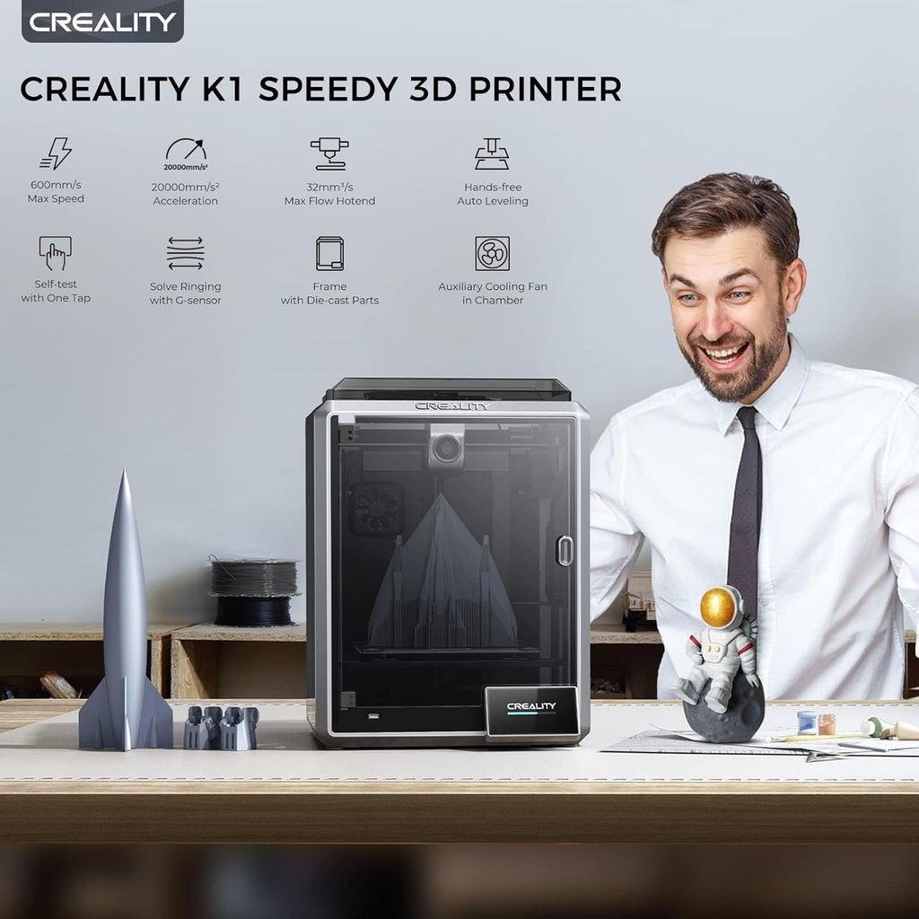 Creality K1 3D Printer 600mm/s High-Speed Printing D241521