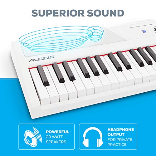 Alesis Recital 88 Key Digital Piano Keyboard with Semi Weighted Keys Q3138