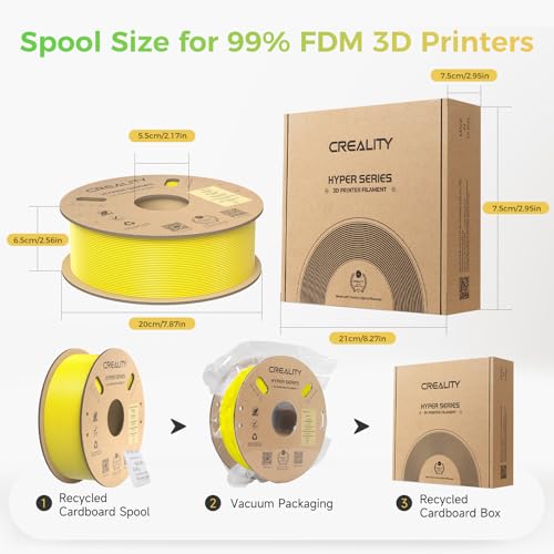 Creality PLA Plus Filament 1.75mm Rainbow Multicolor 1KG Spool O376011
