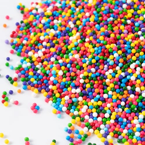 Christmas Sprinkles Bulk 1 lb - Red White Green Round Baking Toppings O347849