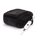 Sunbeam Royal Faux Fur Night Fog Heated Personal Throw / Blanket, Cozy-Warm, Adjustable Heat Settings