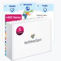 tellmeGen Advanced DNA Test:400+ Health, Ancestry, Traits & Fitness Reports - Fees Included - Lifetime Updates