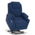 MCombo Small Power Lift Recliner Chair for Elderly with Heat and Massage, USB & Type C Ports J262