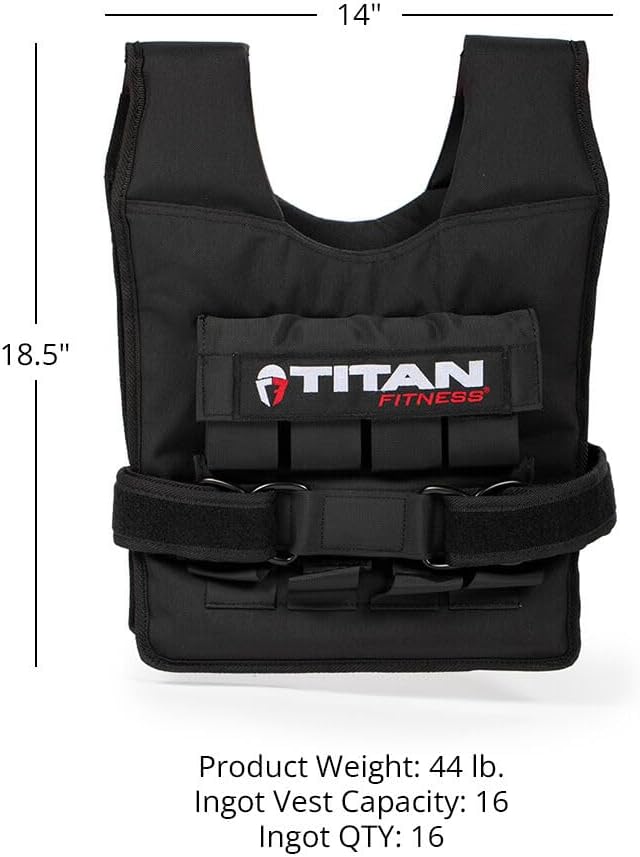 Titan Fitness Elite Series 40 LB Adjustable Weight Vest V660087