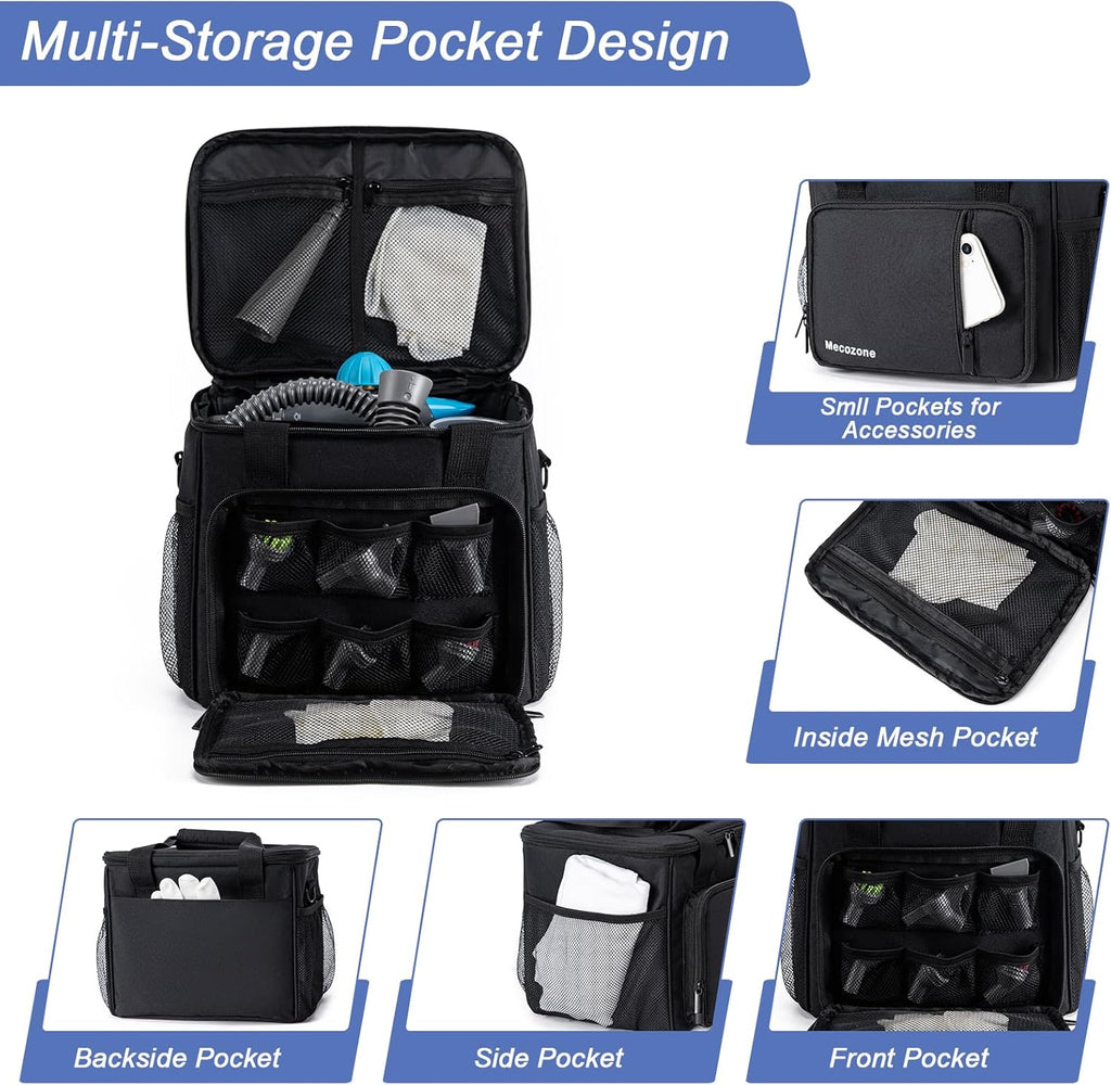 Handheld Steam Cleaner Carry Bag with Multiple Pockets, Black K7269