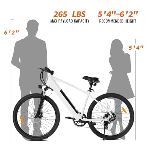 Electric Bike for Adults, 26" Mountain Bike with Removable Battery C883