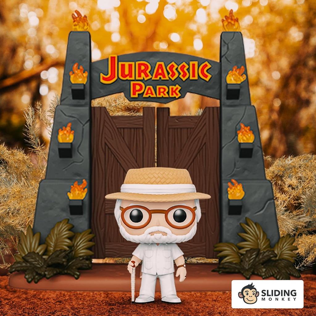 Funko Pop! Town: Jurassic Park John Hammond with Gates Exclusive Vinyl Figure V100410