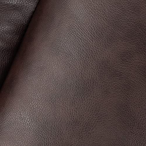 MCombo Small Power Lift Recliner Chair with Massage and Heat, Faux Leather, Dark Brown E441