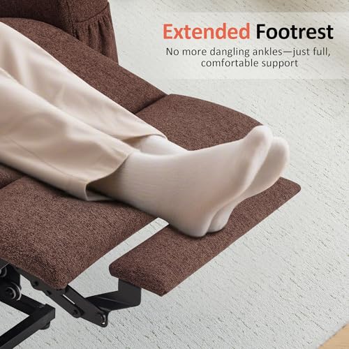MCombo Small Power Lift Recliner Chair for Elderly with Heat and Massage, USB & Type C Ports J262