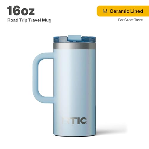 RTIC 20oz Road Trip Travel Mug with Lid and Handle, Insulated Stainless Steel P393441
