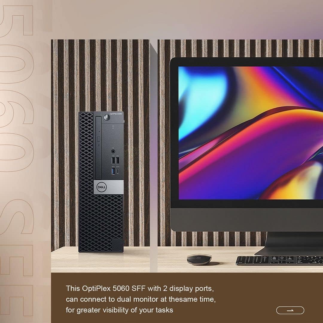 Dell Optiplex 5060 SFF Desktop PC, Core i5, 32GB RAM, 1TB SSD, Windows 10 Pro (Renewed) Y8668