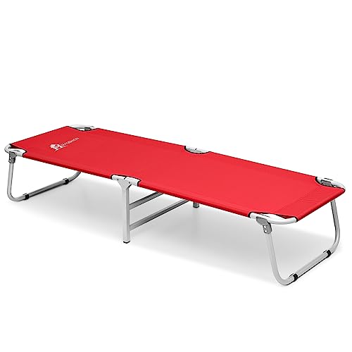 Magshion Portable Military Fold Up Camping Bed Cot + Free Storage Bag- 7 Colors