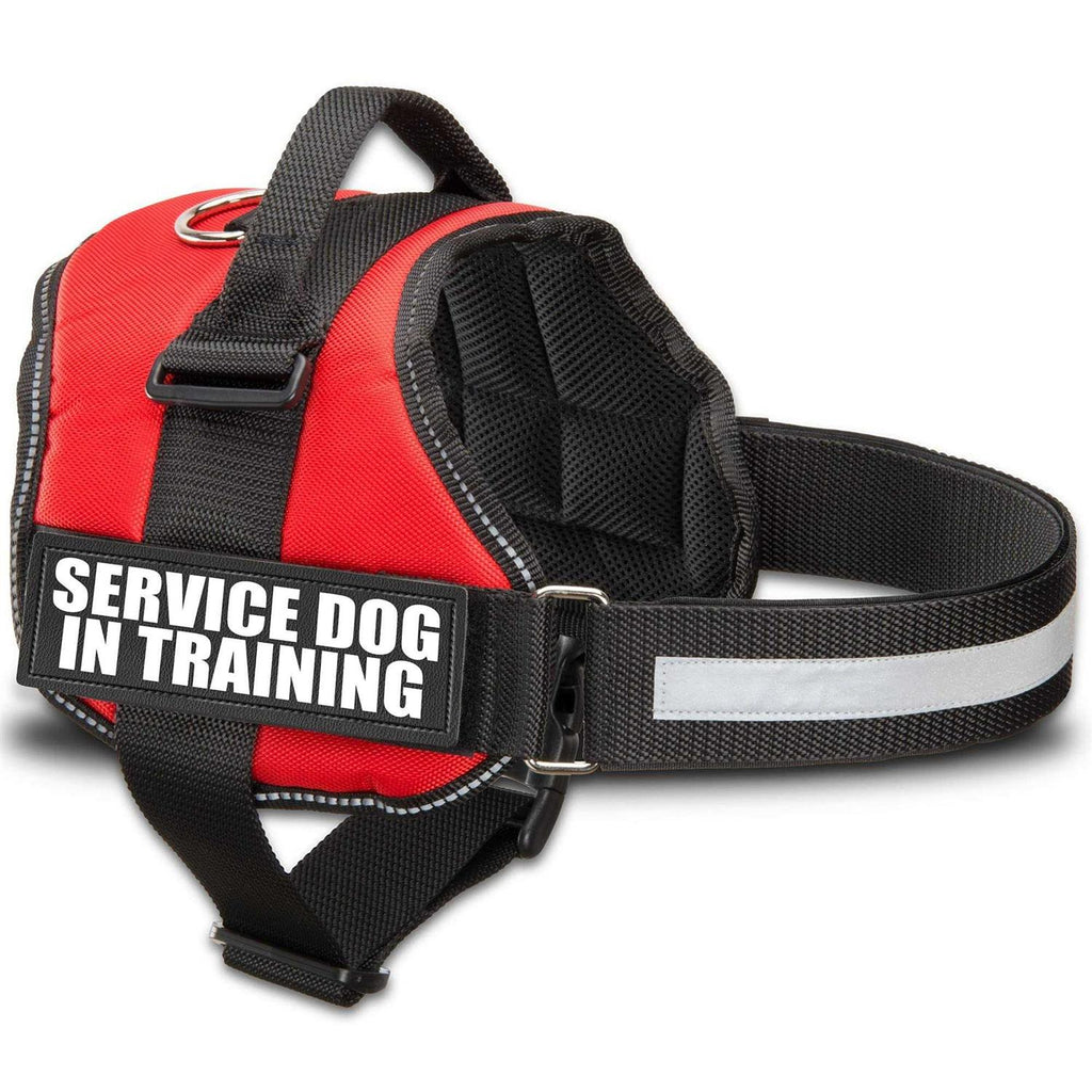 Industrial Puppy Service Dog Vest with Hook and Loop Straps and Handle Harness - Pet Supplies online store