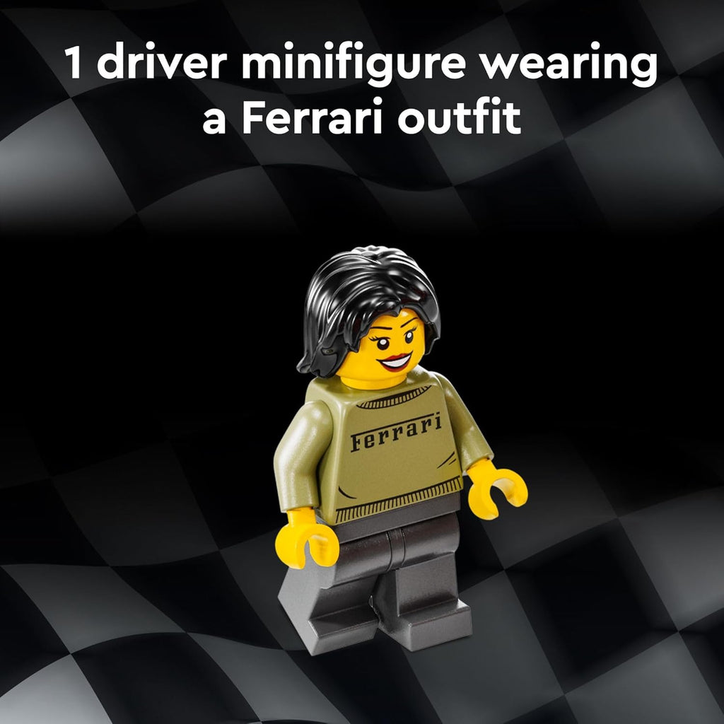 LEGO Speed Champions Ferrari F40 Supercar Building Set with Driver Minifigure, Ages 9+ W58426