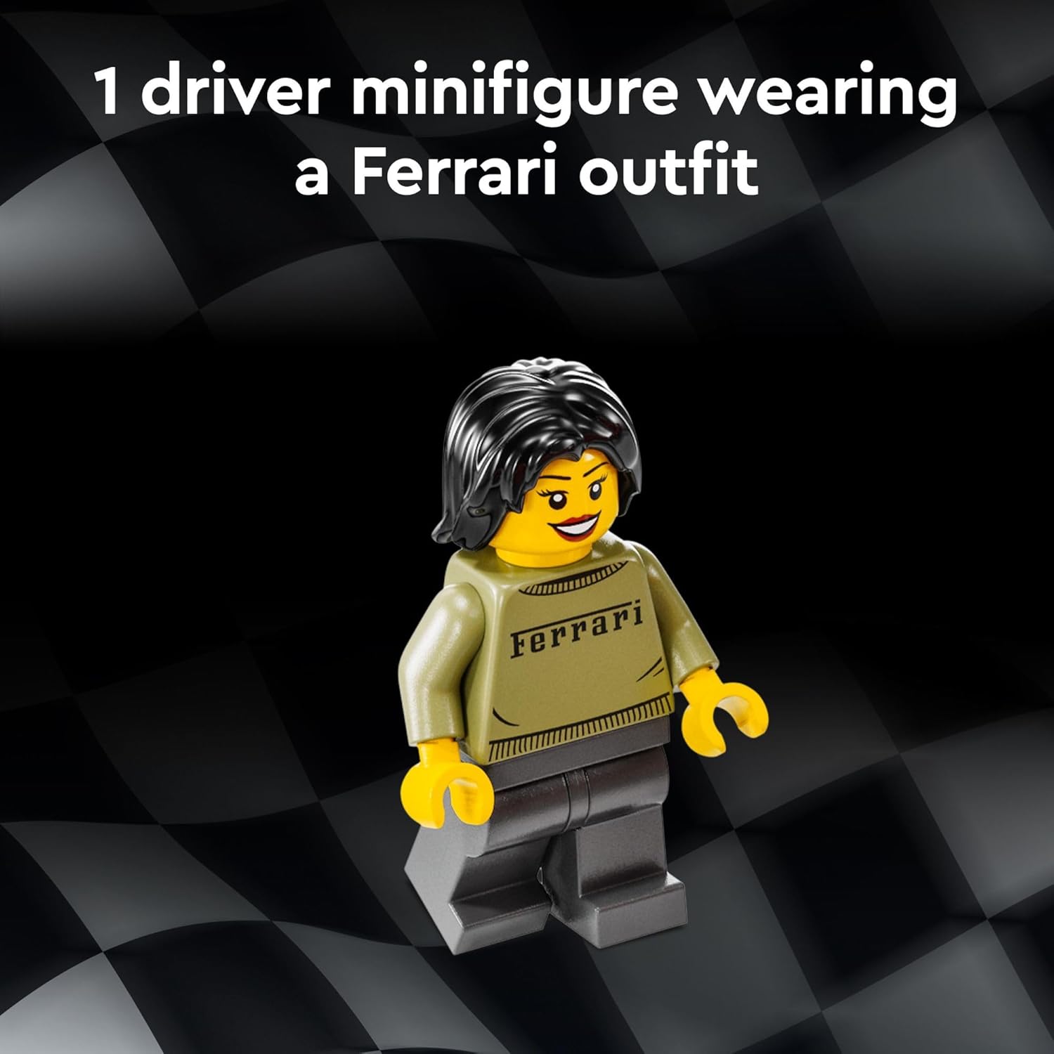 LEGO Speed Champions Ferrari F40 Supercar Building Set with Driver Minifigure, Ages 9+ W58426