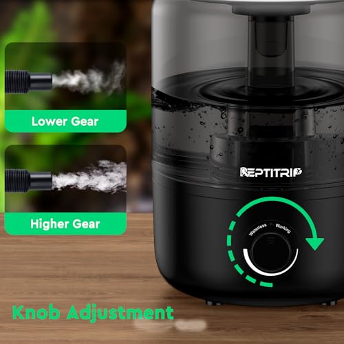 Reptile Humidifier Fogger with Double Hoses, 4L Z8046