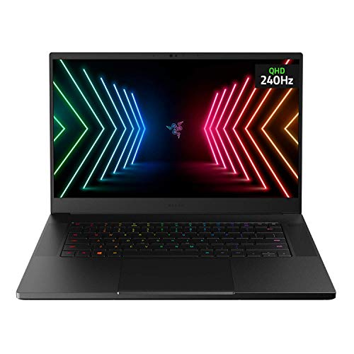 Razer Blade 15 Gaming Laptop: NVIDIA GeForce RTX 3070-10th Gen Intel 8-Core i7 CPU - 15.6” QHD 240Hz - 16GB RAM - 1TB SSD - CNC Aluminum - Chroma RGB - THX Spatial Audio - Thunderbolt 3