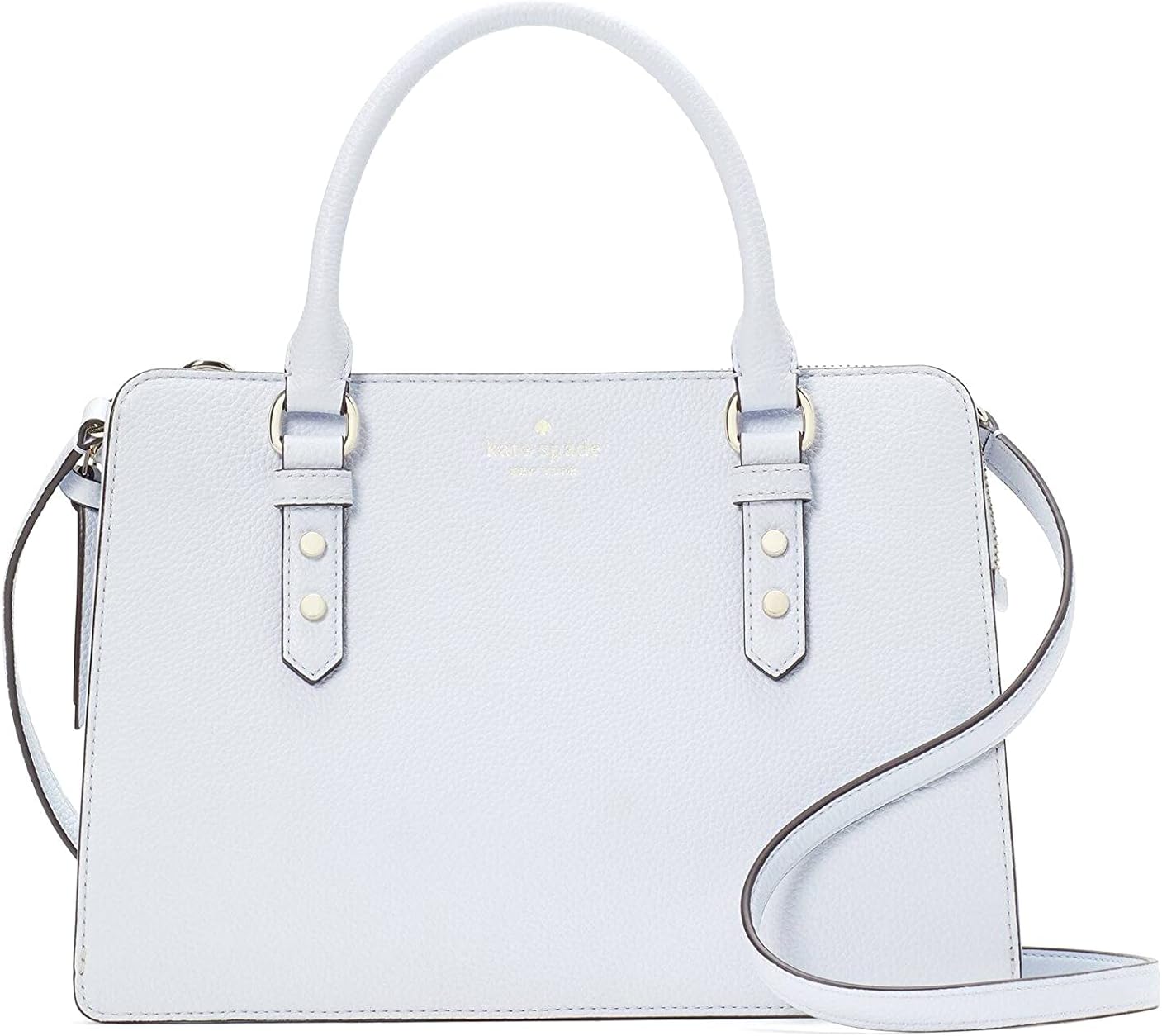 Kate Spade Lise Mulberry Street Leather Crossbody Bag Purse Handbag (Taro Milk)