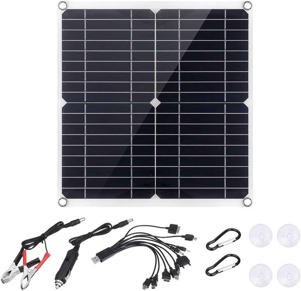 200 Watt Solar Panel Kit 12V with 100A Charge Controller for RV Boat Home E472