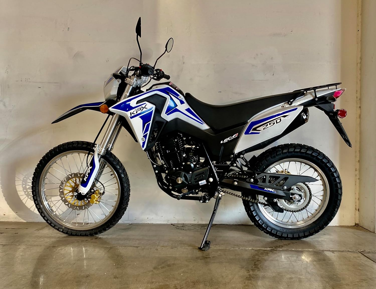 LIFAN KPX 250CC Dual Sport Enduro Motorcycle - Blue N76967