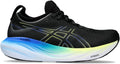 ASICS Men's Gel-Nimbus 25 Running Shoes, 10, Black/Glow Yellow