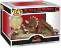 Dr. Sattler Funko Jurassic Park POP! Moment Vinyl figurine with Triceratops Special Edition 9 cm