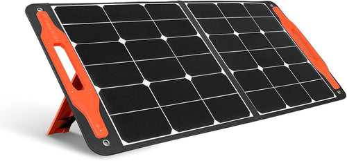 100W Portable Solar Panel Foldable Solar Panel Charger US Solar Cells with USB Outputs for Power Station Generator Phones Tablets Outdoor Camping RV Trips Adventures