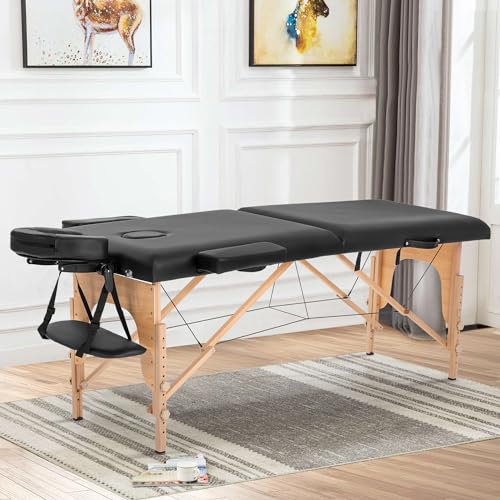 BestMassage Portable Massage Table 28 inch Folding Spa Bed with Bag X618857