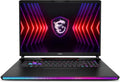 MSI Raider GE78HX 17” 240Hz QHD+ Gaming Laptop: Intel Core i9-14900HX, NVIDIA Geforce RTX 4080, 64GB DDR5, 2TB NVMe SSD, Thunderbolt 4, Cooler Boost 5, Win 11 Home: Black 14VHG-601US
