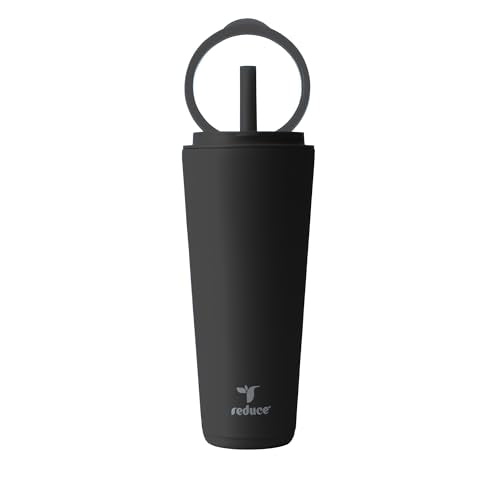 Halo 32 oz Stainless Steel Vacuum Insulated Tumbler with Flip Handle Lid, Lilac Bud H350