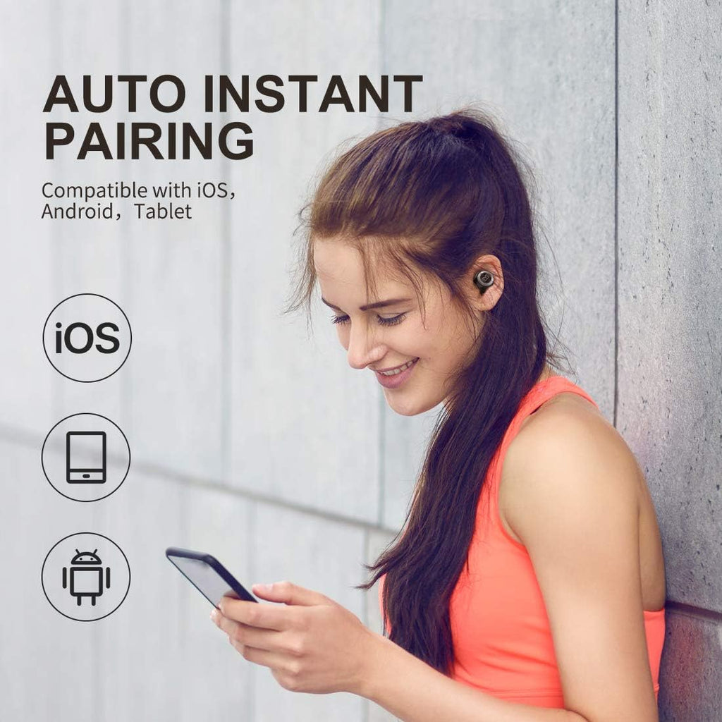 Monster Achieve 100 AirLinks Wireless Earbuds, Bluetooth 5.0, USB-C Quick Charge Z632480
