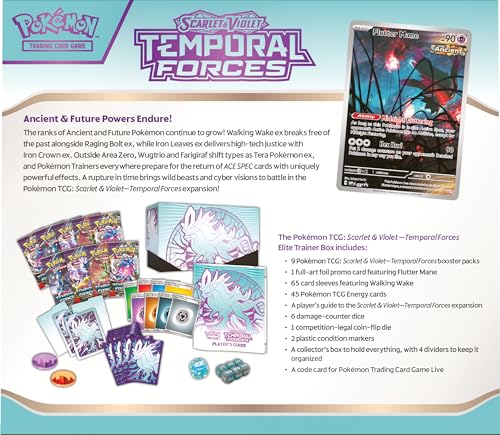 Pokemon TCG Scarlet and Violet Temporal Forces Elite Trainer Box D2980