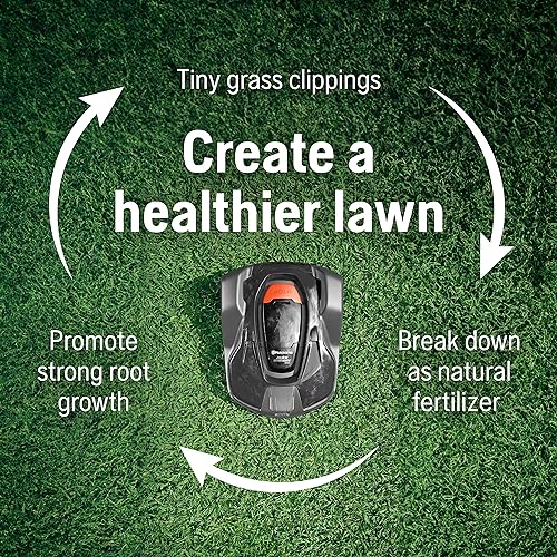 Husqvarna 410iQ Automower Robotic Mower with Charging Station and Replacement Blades V76498