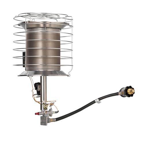 VEVOR Propane Tank Top Heater, 42000 BTU Infrared Radiant, Single Burner I852370