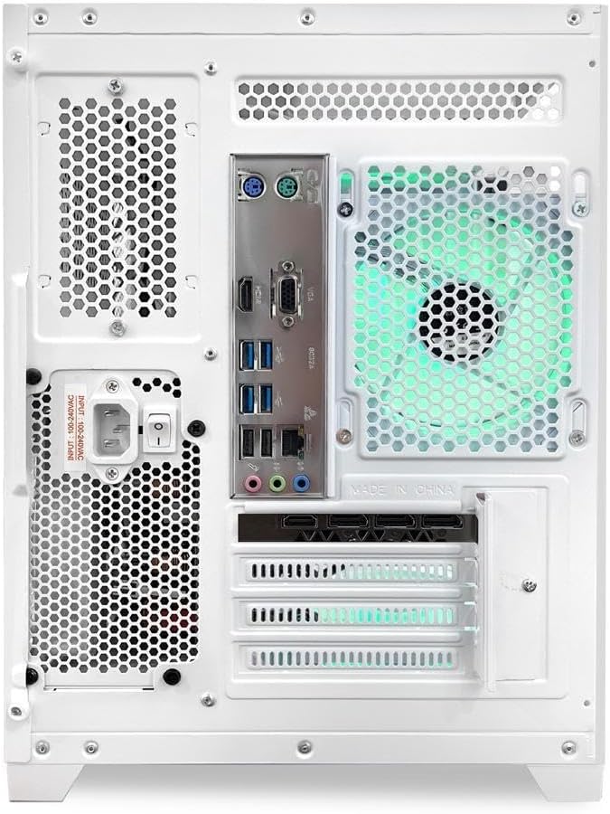 Gaming PC AMD Ryzen 5 5600X RTX 4060 16GB RAM 1TB SSD Windows 11 Pro White U552378