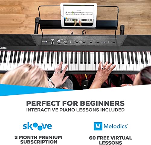 Alesis Recital 88 Key Digital Piano Keyboard with Semi Weighted Keys Q3138